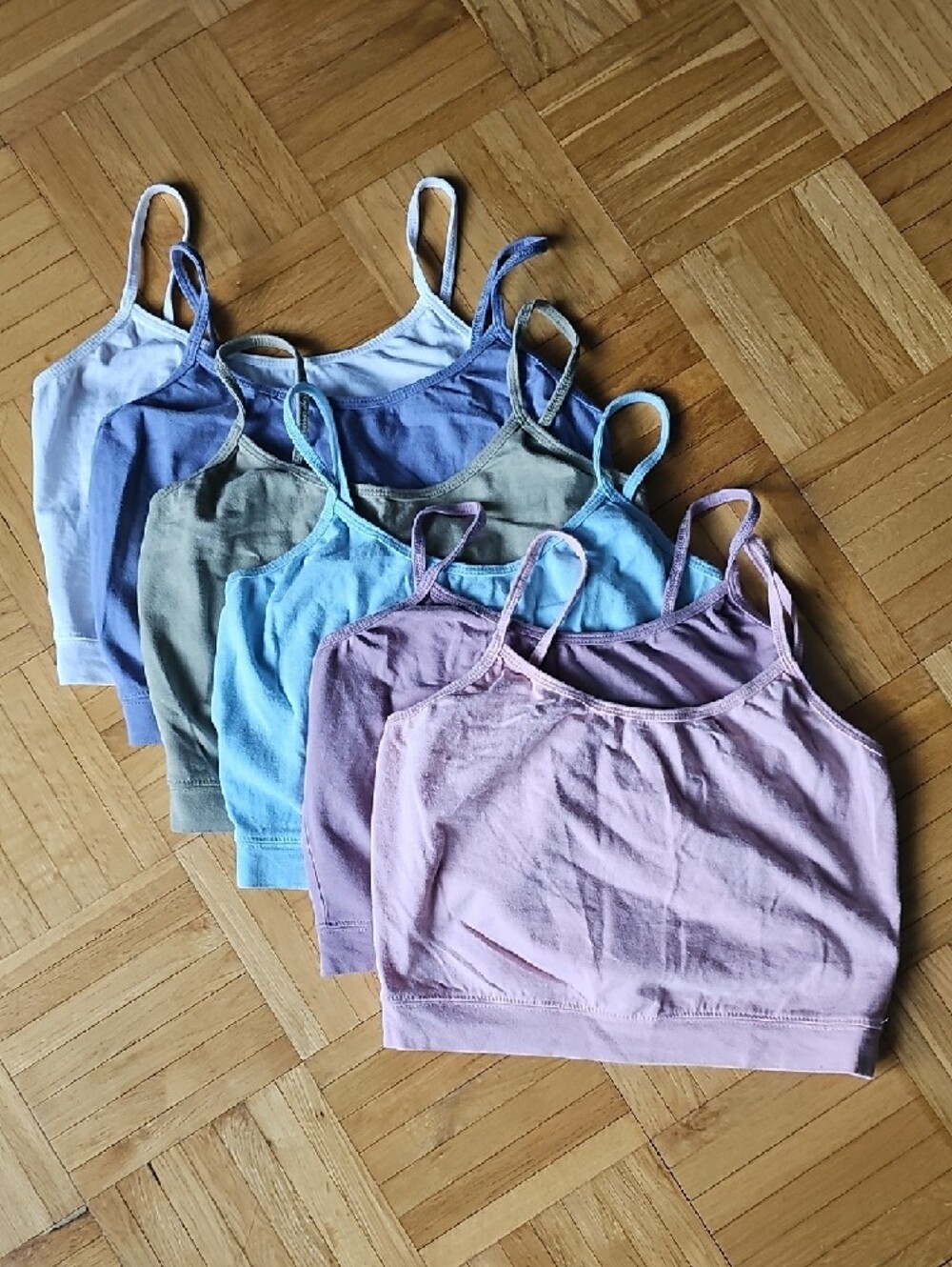 6 Pack Women Cotton Crop Tops Size S - Picture 2 of 5